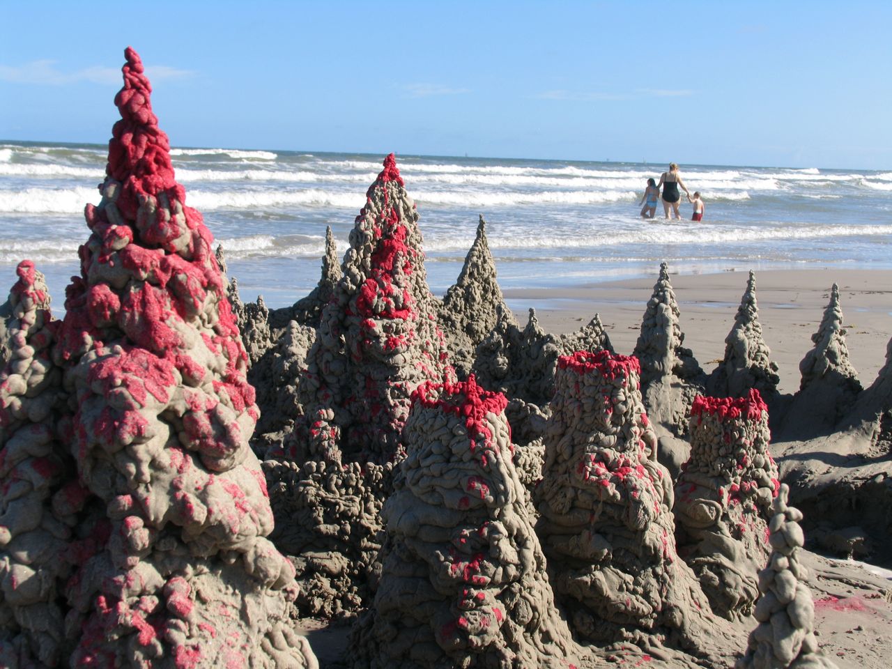 Drip Castle with Red Tops